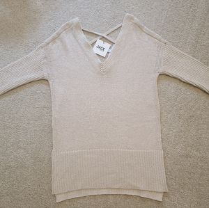 Jack by BB Dakota xs cream v-neck sweater